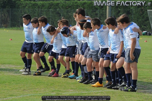 2015-05-31 Colorno - Torneo Farnese Minirugby 0017 Rugby Lyons U12-Oltremella